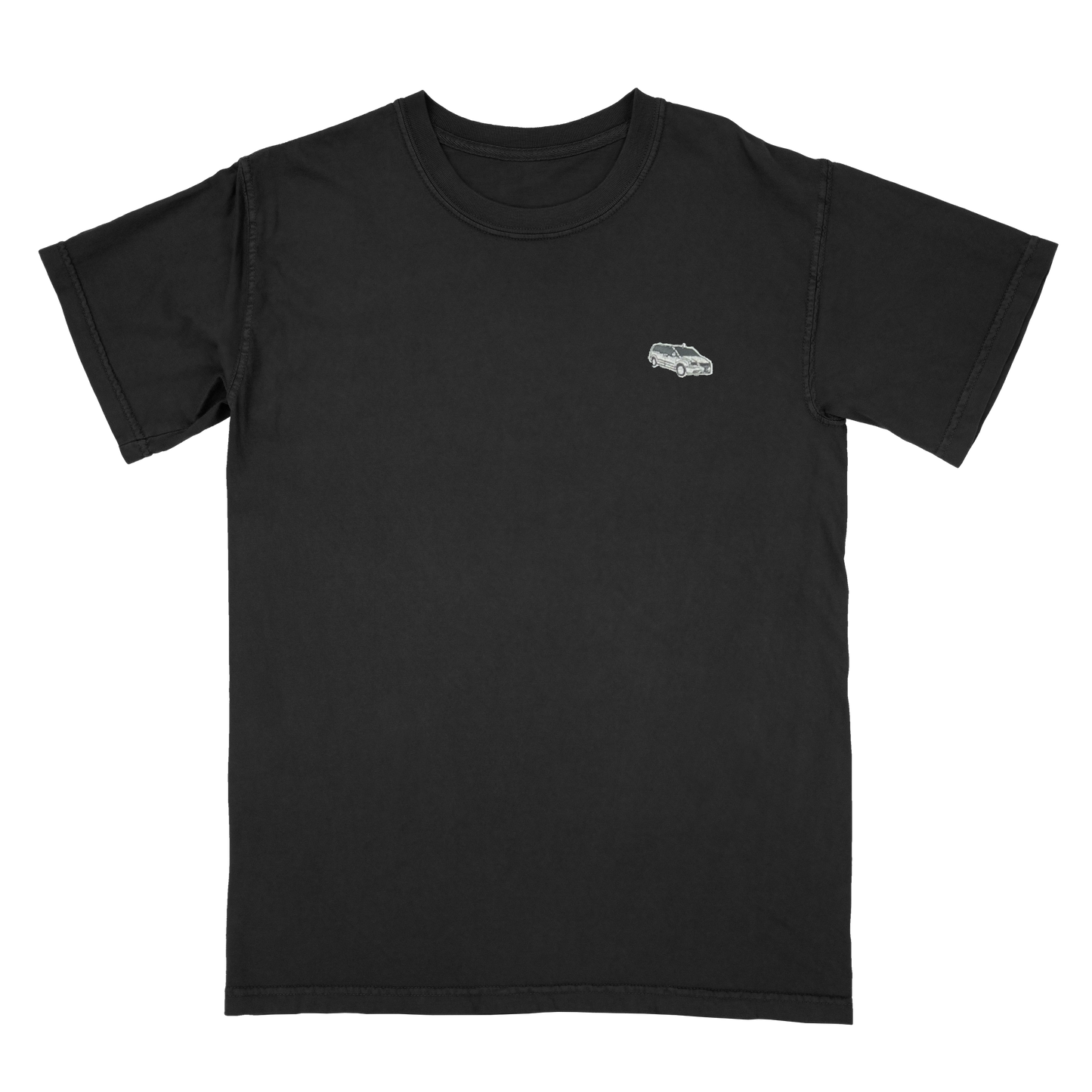 Embroidered Black Van T-Shirt