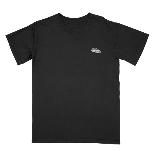 Embroidered Black Van T-Shirt