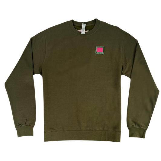 Embroidered TV Crewneck